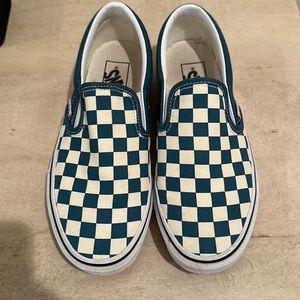 Vans slip on checker